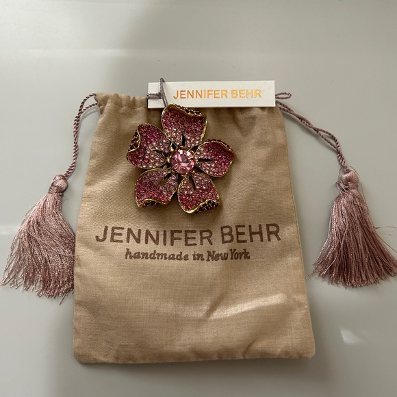 NEW! Jennifer Behr Yelena Barrette -rose mix
